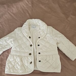 Ralph Lauren Kids Cream Quilted Jacket